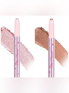 Too Faced Duo 🌟 2 Quickie Queen Cream Eyeshadow Sticks | Full Size | New in Box